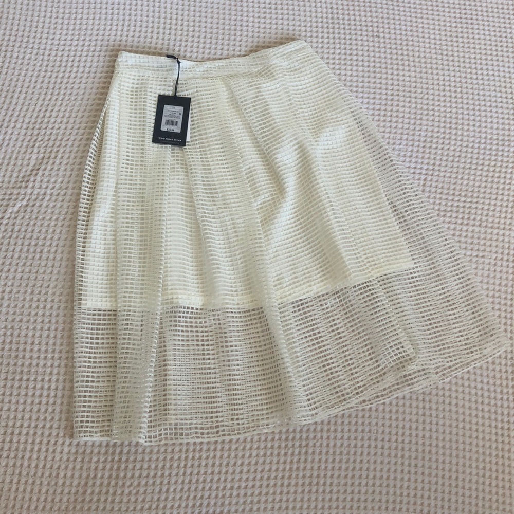 White skirt - who what wear x target NWT
